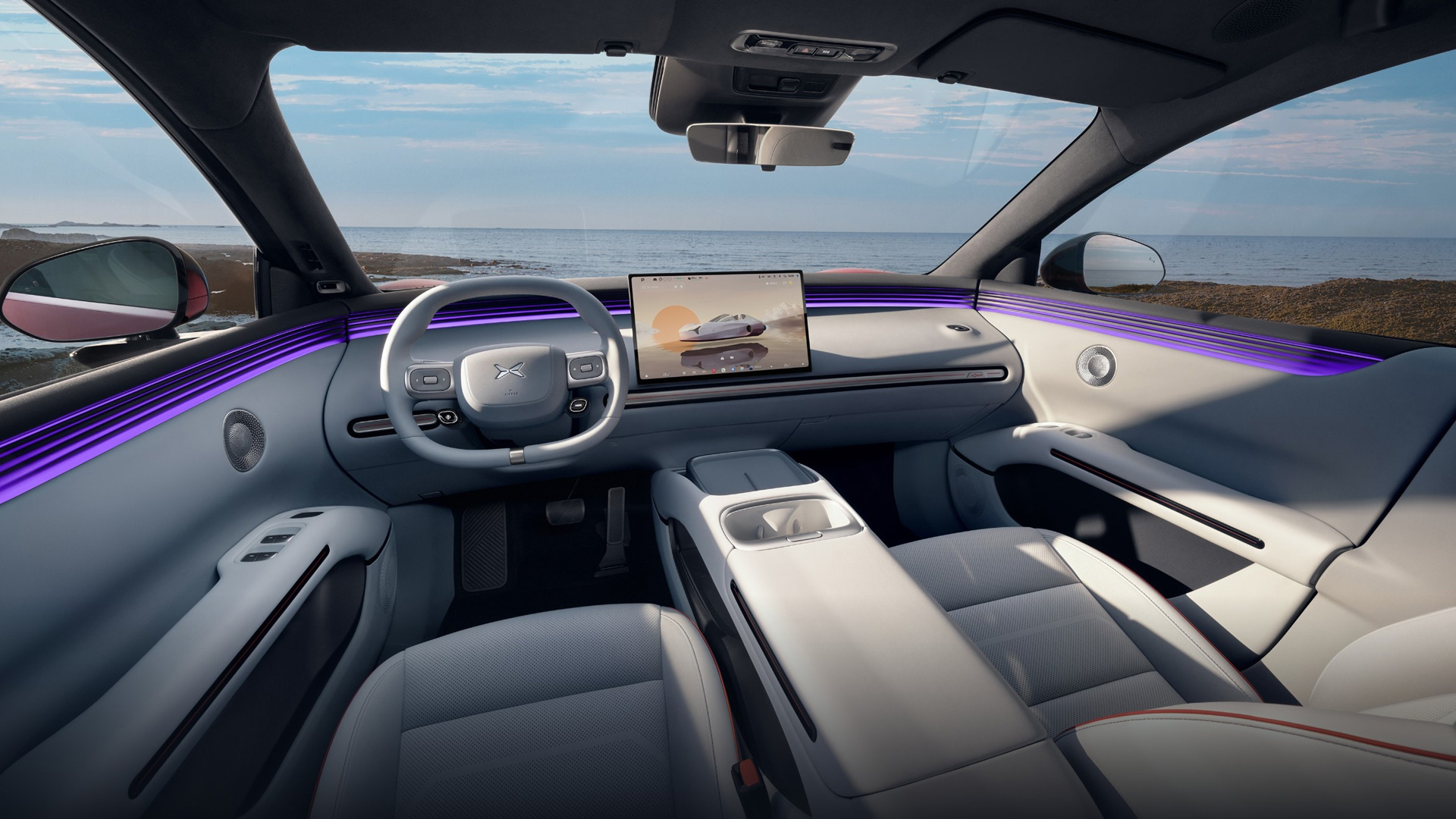 Гібридний автомобіль Xiaopeng MONA L03 PHEV 360